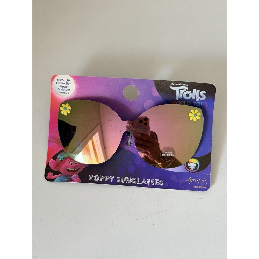 Trolls World Tour Poppy Kids Sunglasses Arkaid Sun-Staches 100% UV Protection